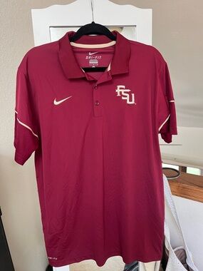 •NIKE• FSU Dri-Fit Polo